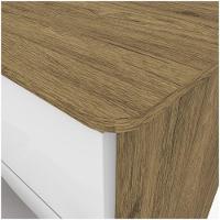 Cômoda Infantil 04 Gavetas Labirinto Henn Rústico Com Branco