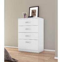 Cômoda Astral 4 Gavetas Branco - 4