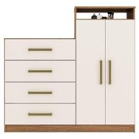 Gaveteiro 2 Portas 4 Gavetas Ysabel Amendola Off-white - 7