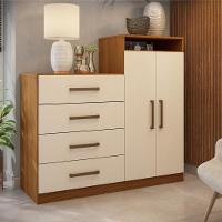 Gaveteiro 2 Portas 4 Gavetas Ysabel Amendola Off-white - 13