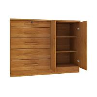 Cômoda Istambul 2 Portas 5 Gavetas Tcil Cinamono - 3