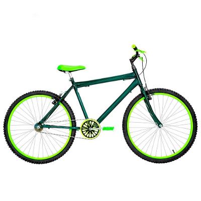 Bicicleta Masculina Aro 26 Mtb Alumínio Colorido Cor Verde Escuro