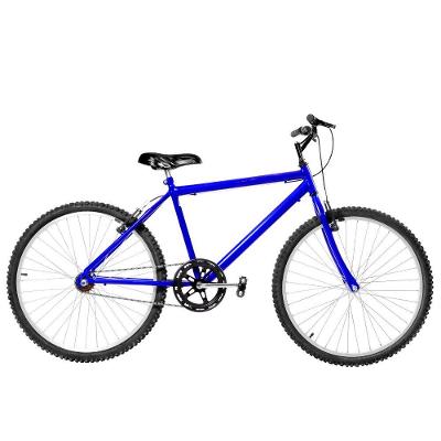 Bicicleta Masculina Aro 26 Mtb Alumínio  Cor Azul