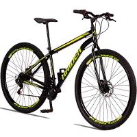 Bicicleta 29 Raider Sport Aço 21 Marchas Freio A Disco Preto+amarelo - 1
