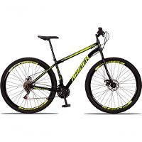 Bicicleta 29 Raider Sport Aço 21 Marchas Freio A Disco Preto+amarelo - 5