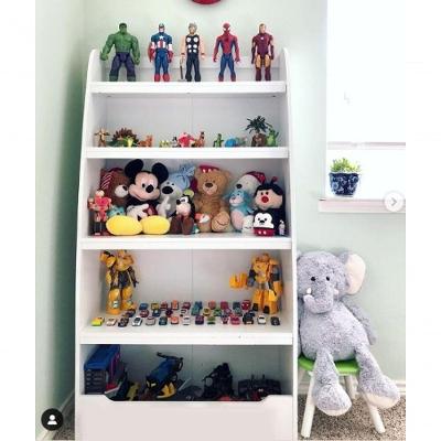 Organizador Infantil Hannah 100% Mdf Livro Brinquedo Caixa