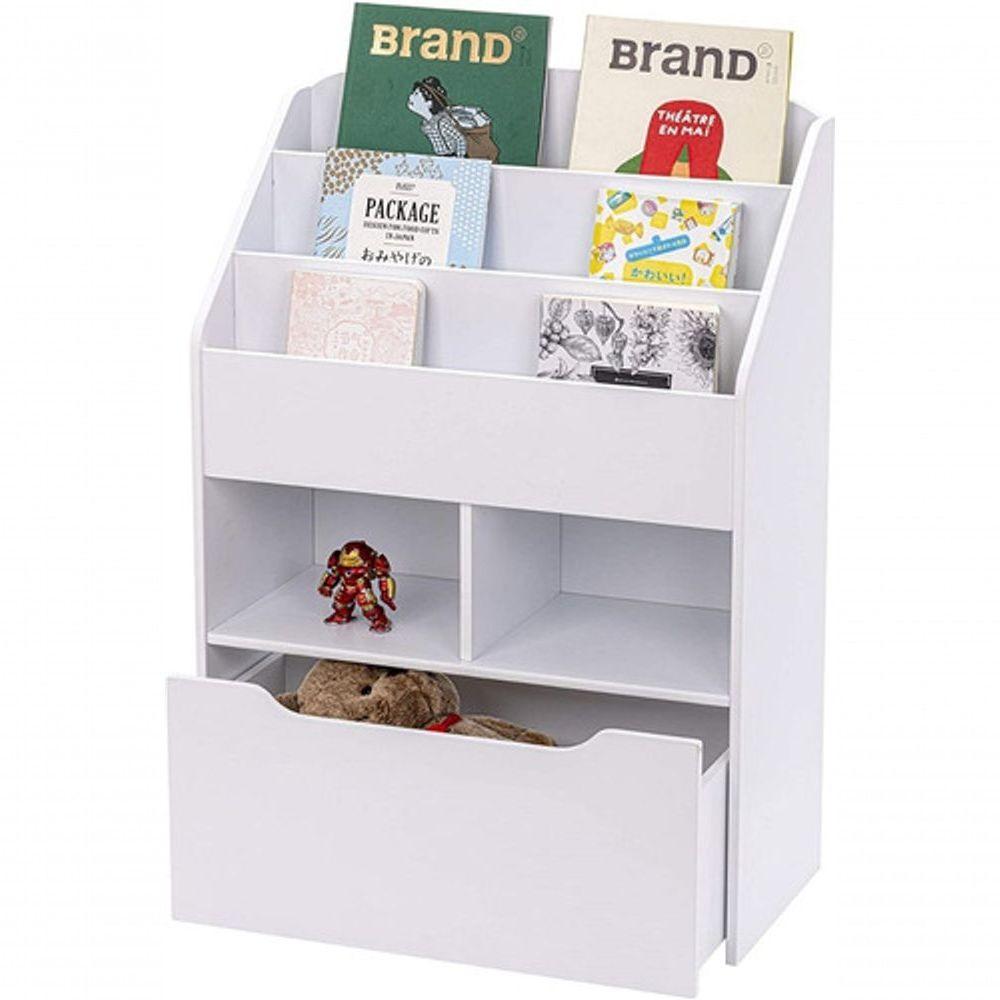 Organizador De Livros Com Baú Kiara 100% Mdf Infantil - 2