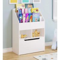 Organizador De Livros Com Baú Kiara 100% Mdf Infantil - 1