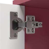 Armário Cozinha Infantil Lux Branco Rosa