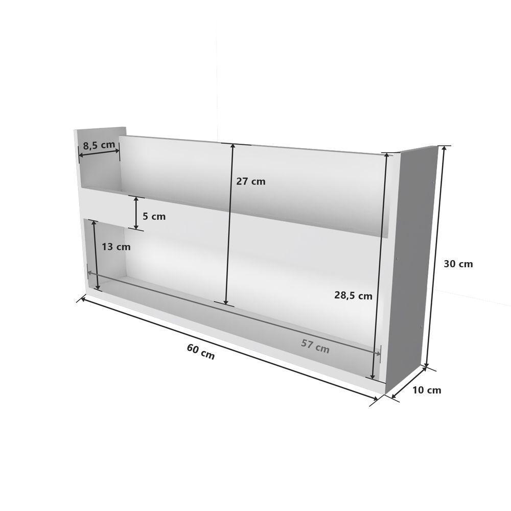 3 Nichos Organizadores De Bonecos 100% Mdf - 2