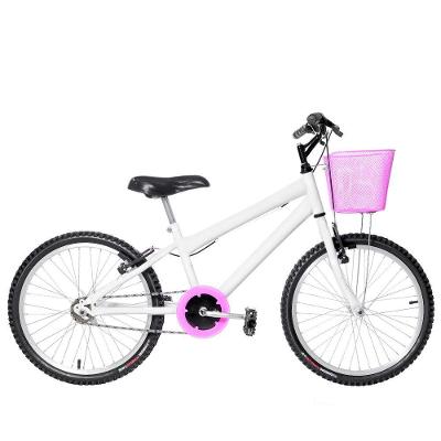 Bicicleta Infantil Feminina Aro 20  Branca