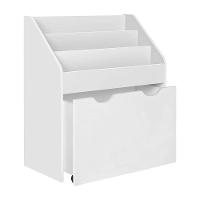 Organizador De Livros Com Baú Infantil Piper 100% Mdf - 3