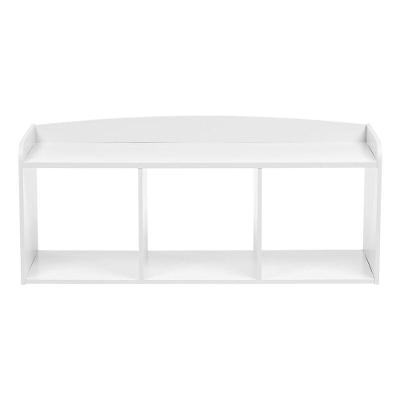 Organizador Infantil Com Assento E Nichos Renê 100% Mdf