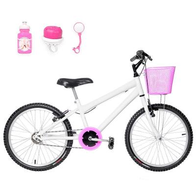 Bicicleta Infantil Feminina Aro 20  Kit Passeio