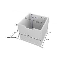 Organizador Infantil Com Baús Atena 100% Mdf Brinquedos - 5