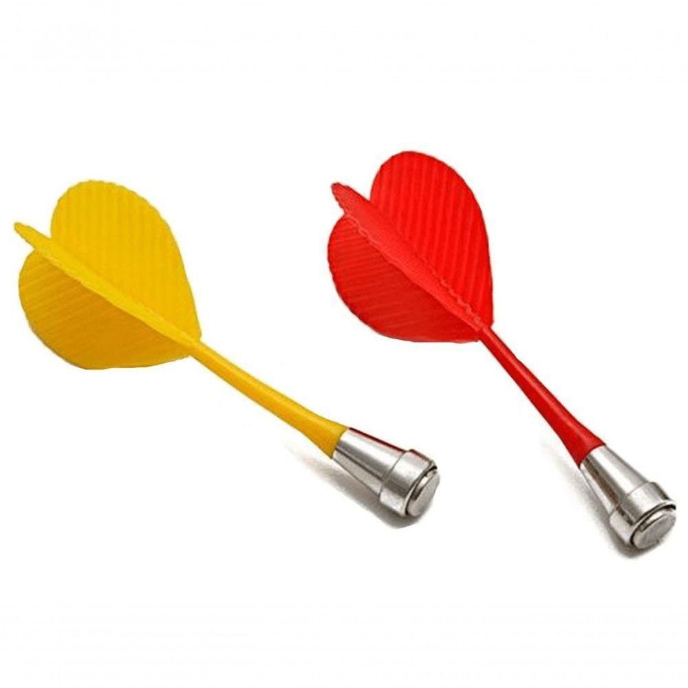 Jogo De Dardos Magnético Grande Dupla Face Tiro Ao Alvo 4 Dardos - 4