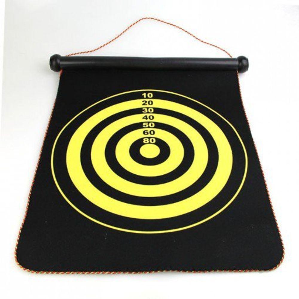 Jogo De Dardos Magnético Grande Dupla Face Tiro Ao Alvo 4 Dardos - 6