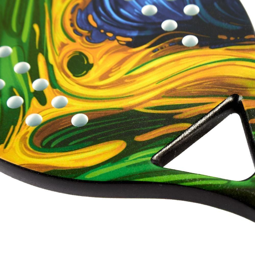 Raquete Beach Tennis Brazilian Flag Full Carbon + Raqueteira - 4