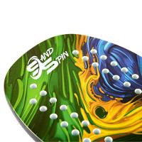 Raquete Beach Tennis Brazilian Flag Full Carbon + Raqueteira - 6