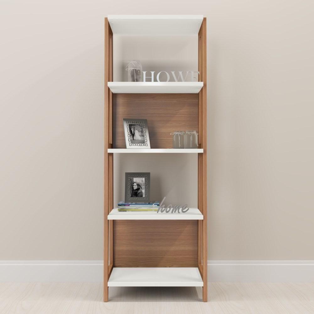 Estante Escada Com Prateleiras Trend Hanover/Off White - Artesano - 4