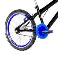 Bicicleta Infantil Masculina Aro 20 Aero Cor Preta E Azul - 7