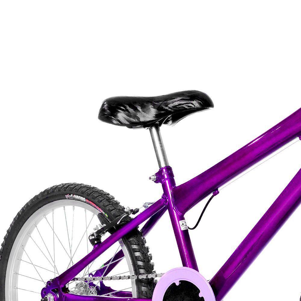 Bicicleta Infantil Feminina Aro 20 Natural Violeta - 2