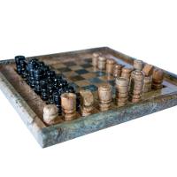 Jogo Xadrez Damas De Pedra Sabão Médio - 2