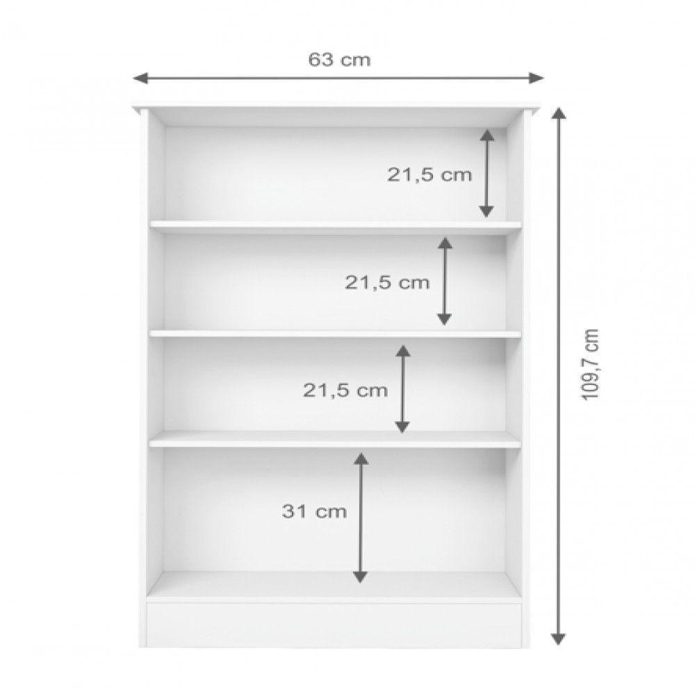 Sapateira Com 2 Portas Branco Brilho Alaska Branco Brilho - 2
