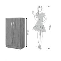 Sapateira Com 2 Portas Branco Brilho Alaska Branco Brilho - 3