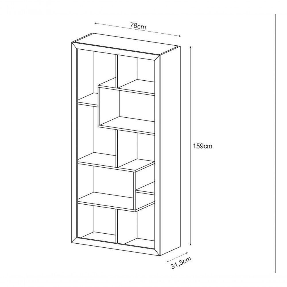 Estante Aparador E1712 Rustico Rustico - 7