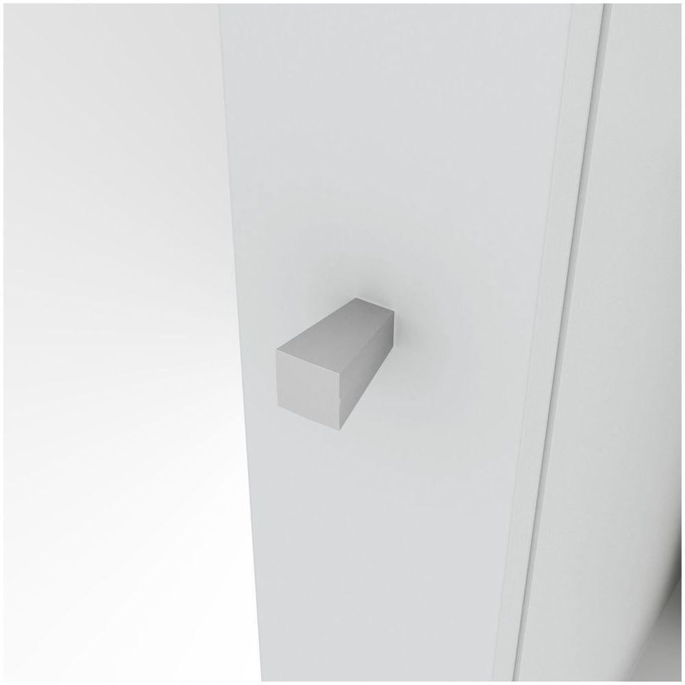 Sapateira 01 Porta Com Espelho 06 Prateleiras Duetto Henn Branco Hp - 5