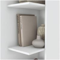 Sapateira 01 Porta Com Espelho 06 Prateleiras Duetto Henn Branco Hp - 3