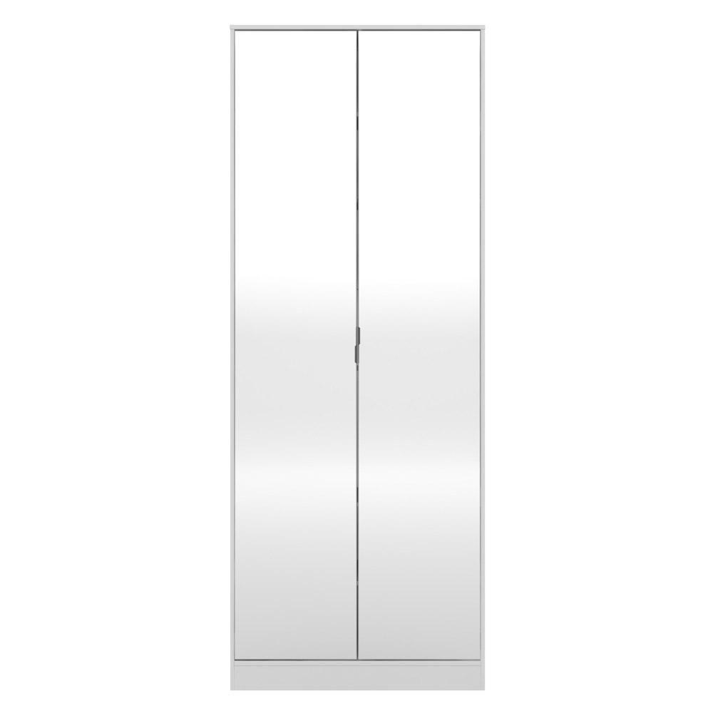 Sapateira 2 Portas Com Espelho 1 Gaveta Grife D02 Branco - 2