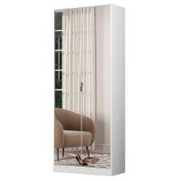 Sapateira 2 Portas Com Espelho 1 Gaveta Grife D02 Branco - 1