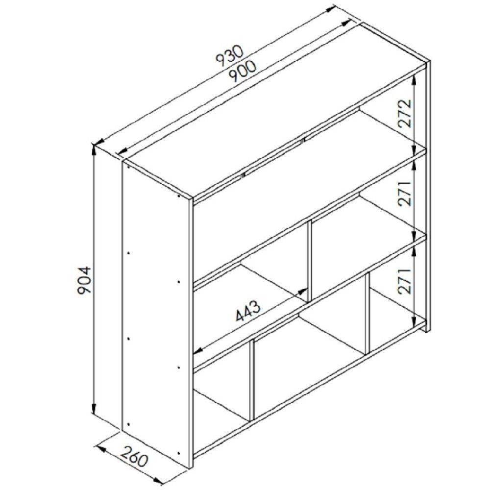 Módulo Funcionale em Mdp Organizador Multiuso Branco - 4