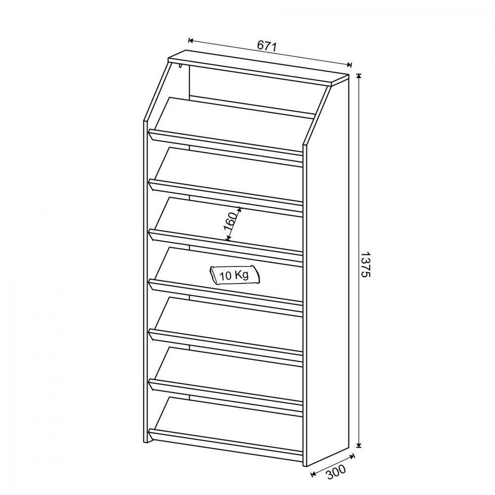Sapateira Vertical Branco - 2