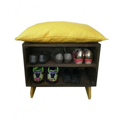 Sapateira Puff Yellow