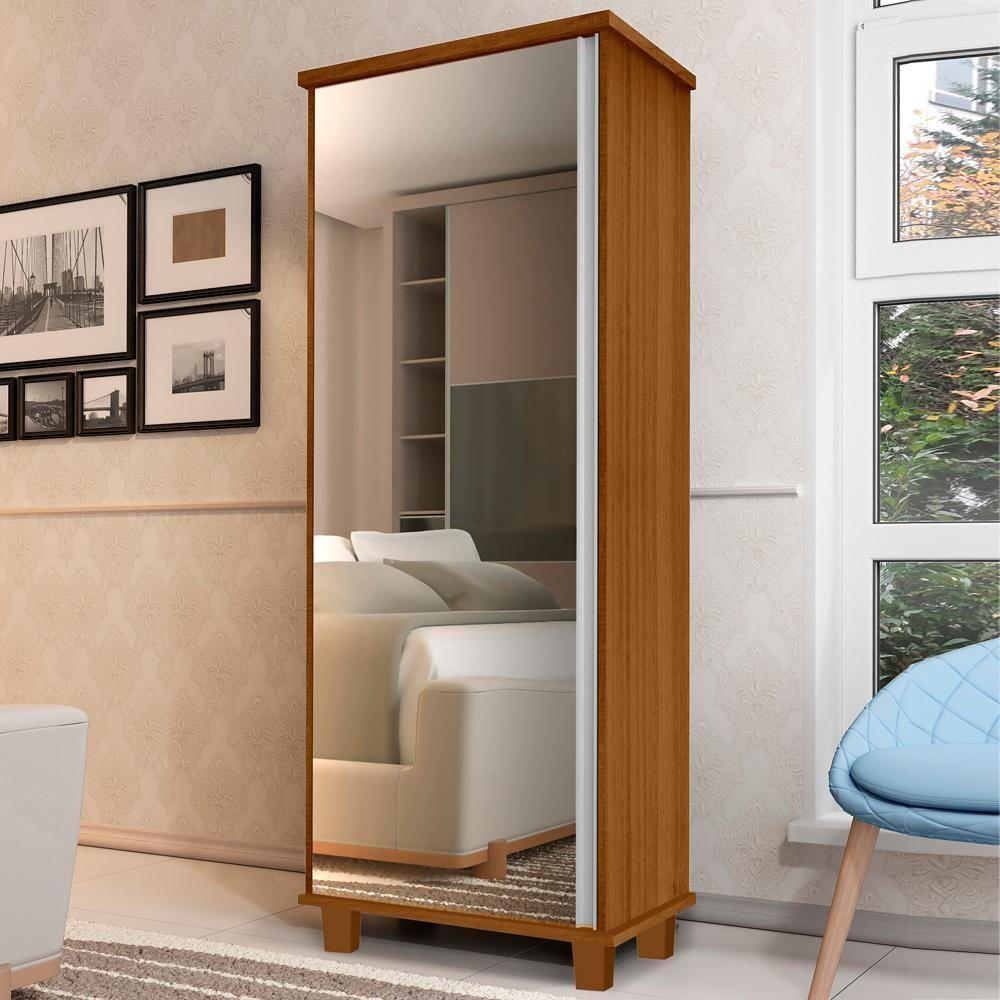 Armario Multiuso Sapateira 1 Porta 00703502 Carvalho - 9