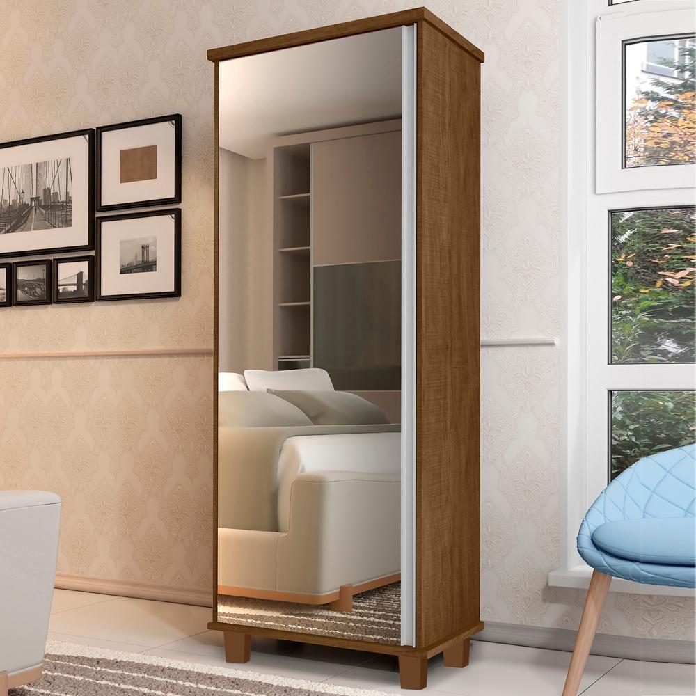 Armario Multiuso Sapateira 1 Porta 00703502 Malbec - 9