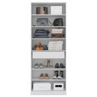 Sapateira 2 Portas Com Espelho 1 Gaveta Grife D02 Branco - 7