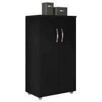 Armário Organizador Multiuso Rosana 2 Portas Preto - 1
