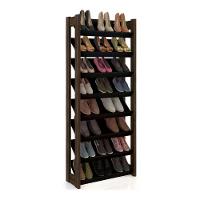 Sapateira Multiuso Closet 8 Prateleiras Az1006 Preto Nogal - 1