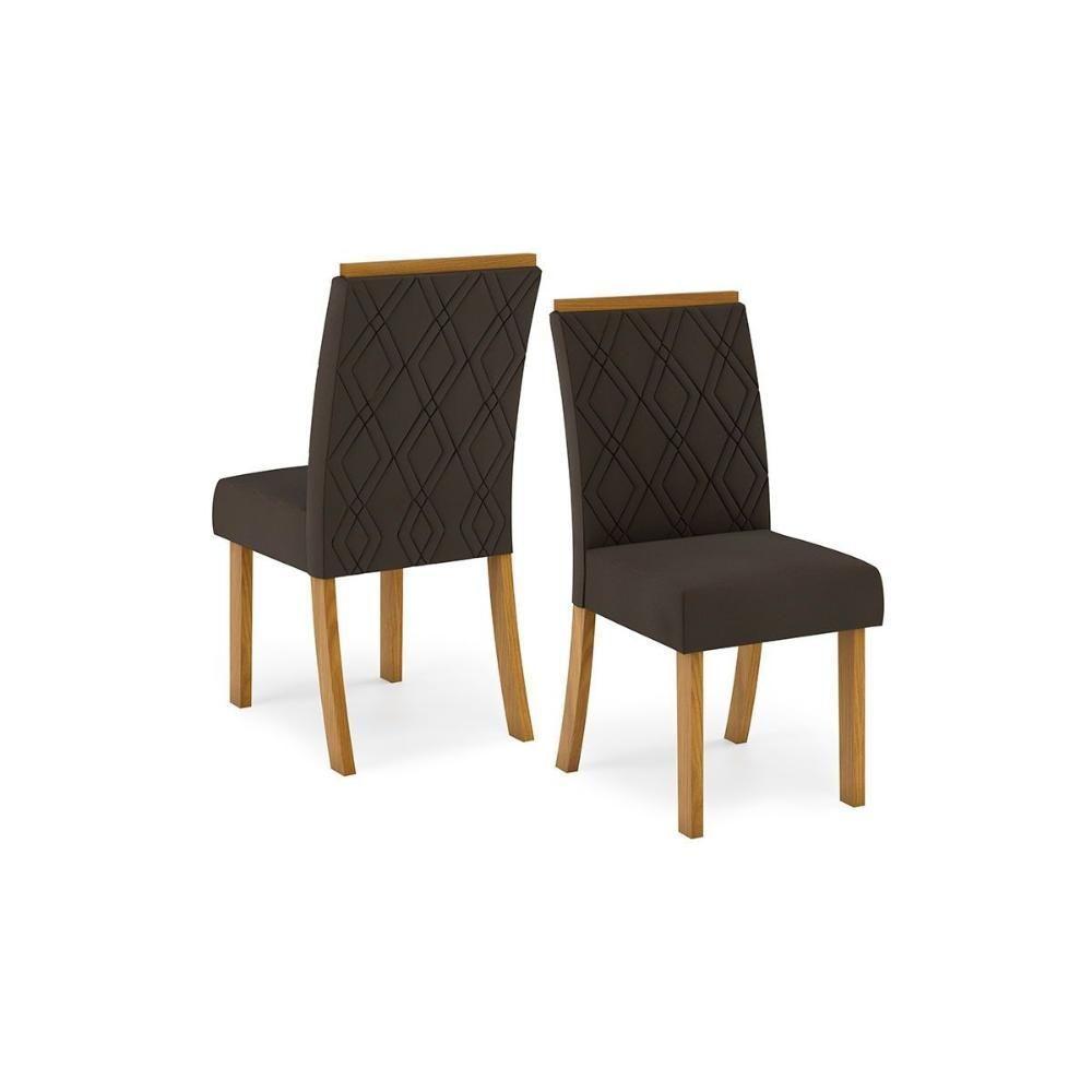 Sala de Jantar Completa Epic c/ Tampo Madeirado c/ Vidro 160cm + 6 Cadeiras Vita Nature/Veludo Light Bege Vanilla - Henn - 5