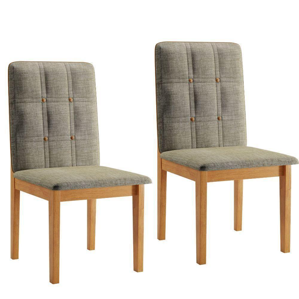 Conjunto Mesa De Jantar Elegance Cinamomo 1,80 M Com 6 Cadeiras - 2