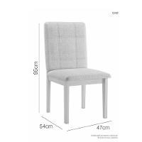 Conjunto Mesa De Jantar Elegance Cinamomo 1,80 M Com 6 Cadeiras - 15