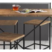 Conjunto Mesa 100x60 Com Banquetas Vermont Preto Fosco - 7