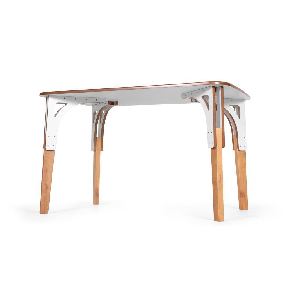 Conjunto De Mesa Jantar Sublime Com 4 Cadeiras Estofadas Vime - 4