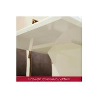 Sala de Jantar Completa Luiza c/ Tampo Madeirado 160cm + 6 Cadeiras Bella Nature/Marrom Amêndoa - Henn - 8