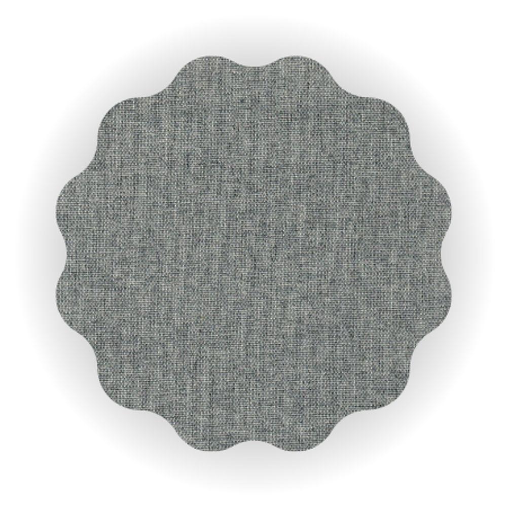 Conjunto Mesa De Jantar Cone 100 Cm Tampo Cimento Texturizado Base Preta Com 4 Cadeiras Londres Cor Preto - 3