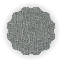 Conjunto Mesa De Jantar Cone 100 Cm Tampo Cimento Texturizado Base Preta Com 4 Cadeiras Londres Cor Preto - 3